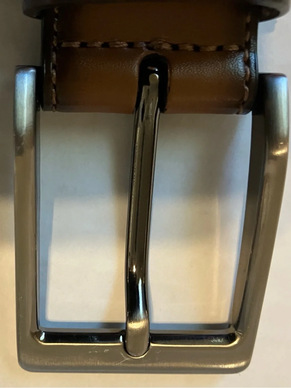 Penguin Brown Leather Belt Sz 42